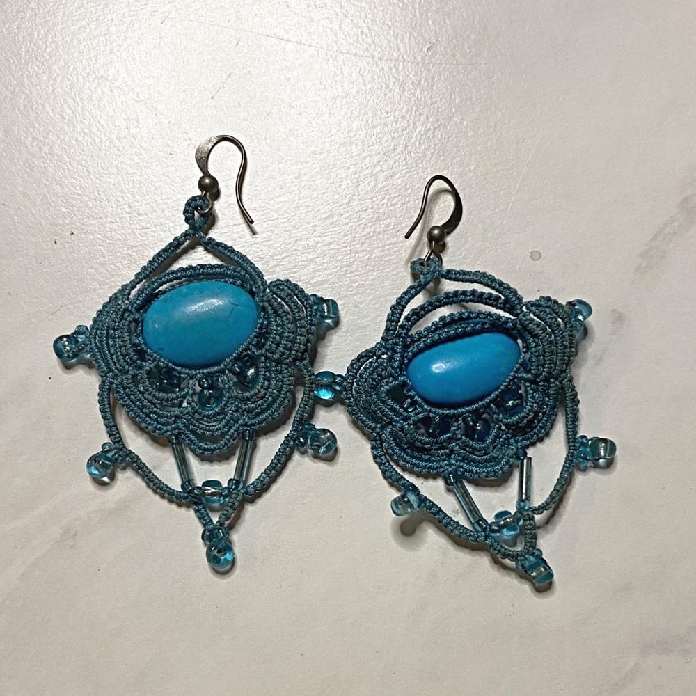 Unique Turquoise Earrings